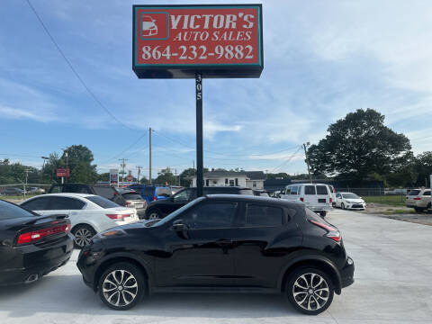 2017 Nissan JUKE for sale at Victor's Auto Sales in Greenville SC