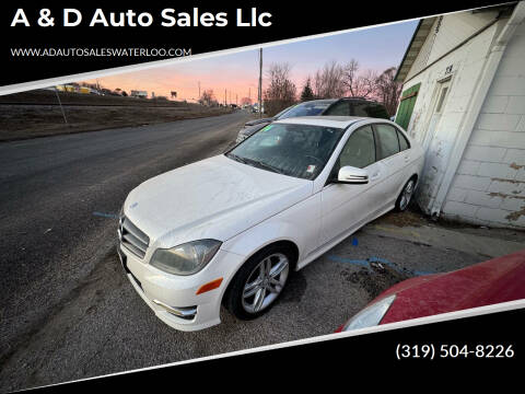 2014 Mercedes-Benz C-Class for sale at A & D Auto sales llc in Waterloo IA