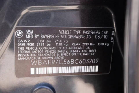 2011 BMW 5 Series 535i