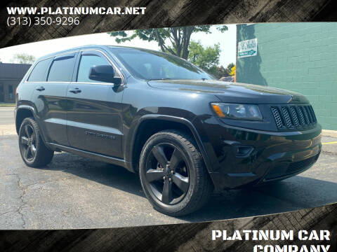 2015 Jeep Grand Cherokee for sale at PLATINUM CAR COMPANY in Detroit MI