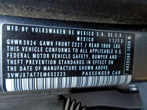 2014 Volkswagen Beetle 2.5L