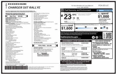 2017 Dodge Charger SXT
