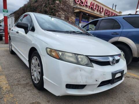 2010 Honda Civic for sale at USA Auto Brokers in Houston TX