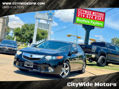 2011 Acura TSX for sale at CityWide Motors in Garland TX