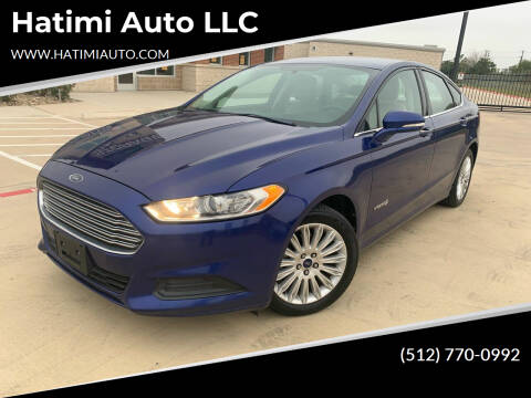 2013 Ford Fusion Hybrid for sale at Hatimi Auto LLC in Buda TX
