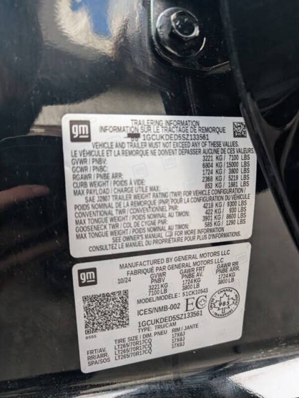 2025 Chevrolet Silverado 1500