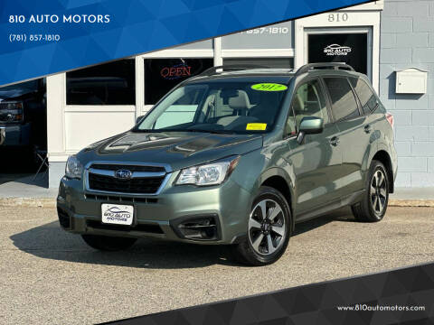 2017 Subaru Forester for sale at 810 AUTO MOTORS in Abington MA