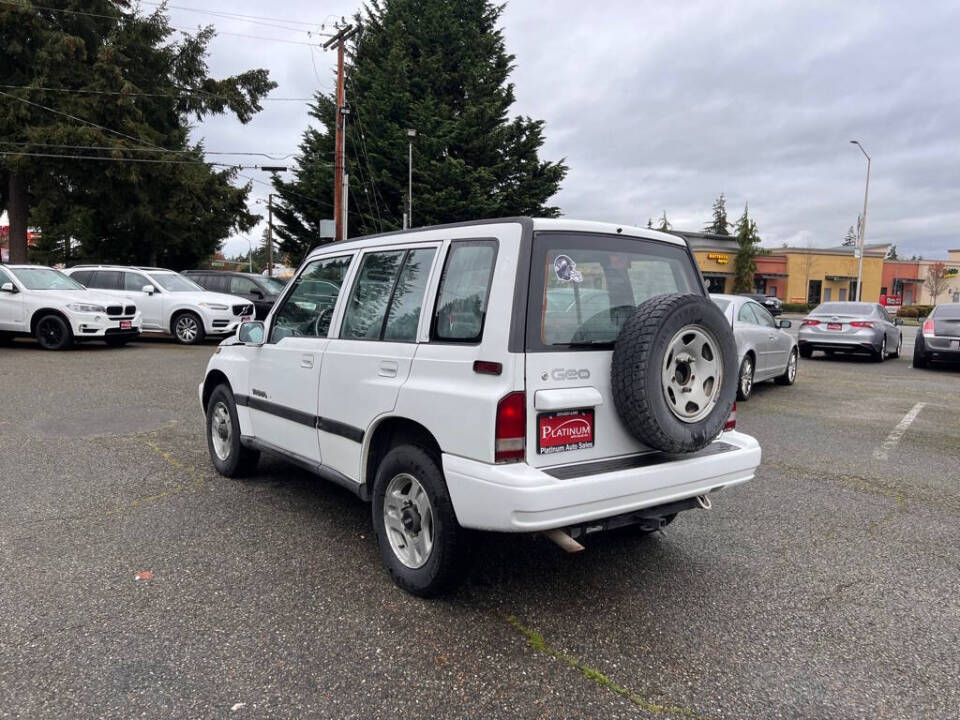 1997 Geo Tracker for sale at PLATINUM AUTO SALES INC in Lacey, WA