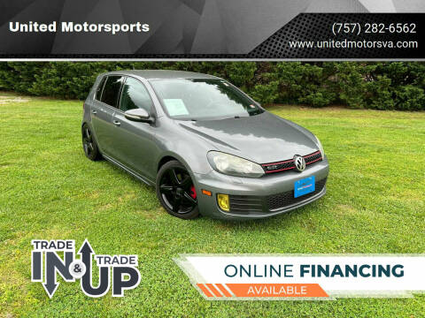 2012 Volkswagen GTI for sale at United Motorsports in Virginia Beach VA