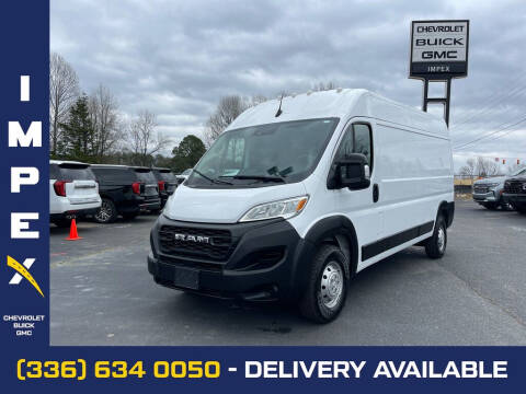 2023 RAM ProMaster for sale at Impex Chevrolet GMC in Reidsville NC