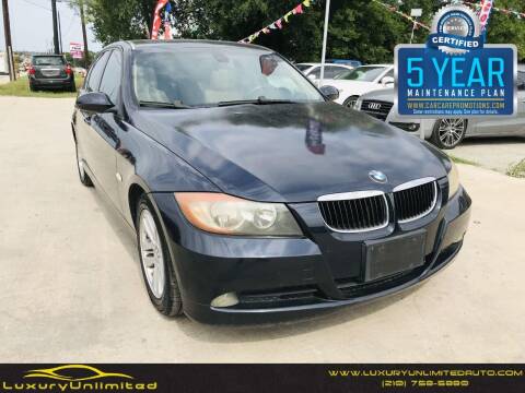 2006 BMW 3 Series for sale at LUXURY UNLIMITED AUTO SALES in San Antonio TX