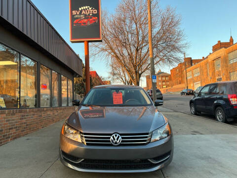 2013 Volkswagen Passat for sale at SV Auto Sales in Sioux City IA