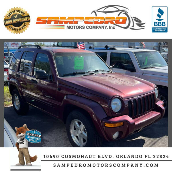 2002 Jeep Liberty for sale at SAMPEDRO MOTORS COMPANY INC in Orlando FL