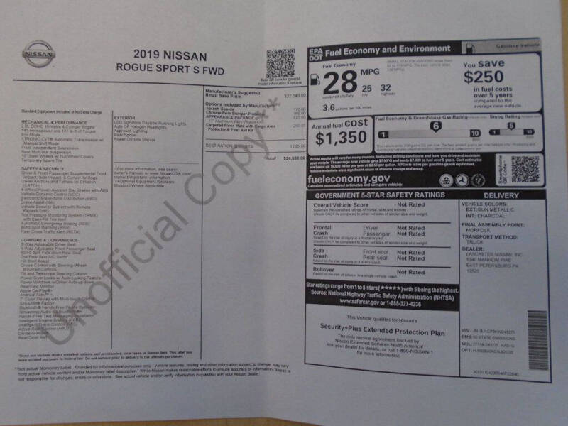 2019 Nissan Rogue Sport