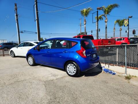 2016 Nissan Versa Note for sale at E and M Auto Sales in Bloomington CA