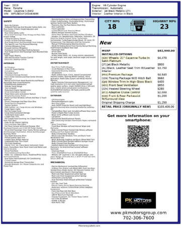 2019 Porsche Cayenne S