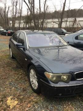 2002 BMW 7 Series for sale at Delong Motors in Fredericksburg VA