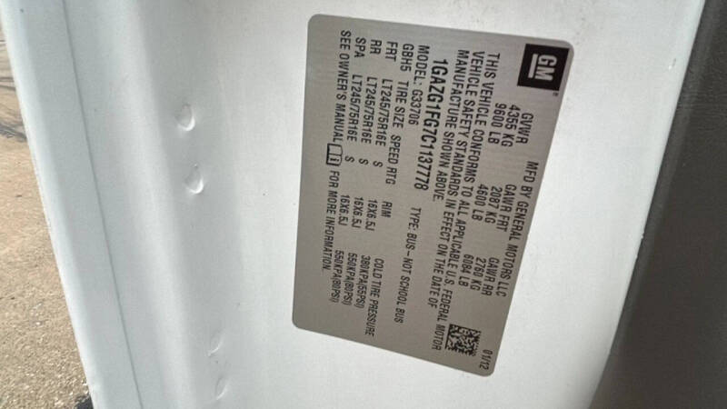 2012 Chevrolet Express LT 3500