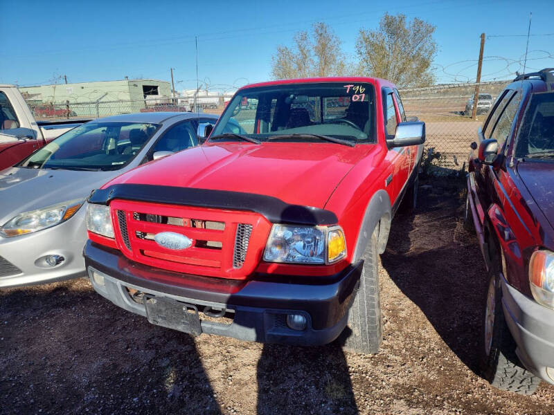 2007 Ford Ranger for sale at PYRAMID MOTORS - Fountain Lot in Fountain CO