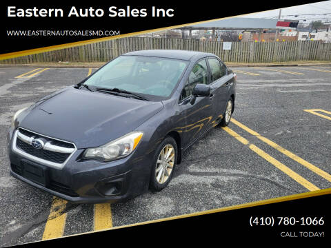 2013 Subaru Impreza for sale at Eastern Auto Sales Inc in Essex MD