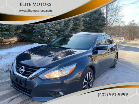 2018 Nissan Altima for sale at Elite Motors in Bellevue NE