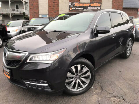 2014 Acura MDX for sale at Somerville Motors in Somerville MA