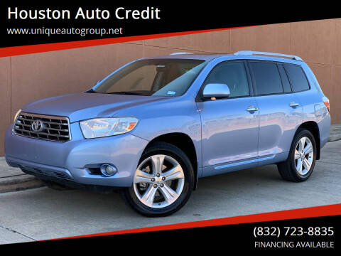 2008 Toyota Highlander for sale at Houston Auto Credit in Houston TX