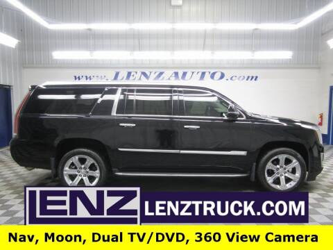 2018 Cadillac Escalade ESV for sale at LENZ TRUCK CENTER in Fond Du Lac WI