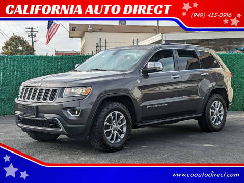 2015 Jeep Grand Cherokee for sale at CALIFORNIA AUTO DIRECT in Costa Mesa CA