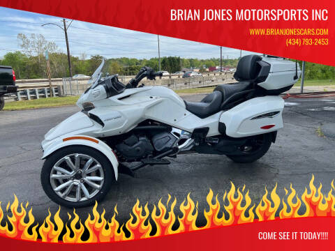 2017 Can-Am Spyder F3 Limited for sale at Brian Jones Motorsports Inc in Danville VA