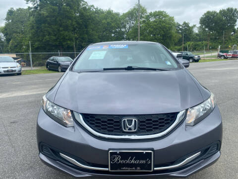 2014 Honda Civic for sale at Beckham's Used Cars in Milledgeville GA