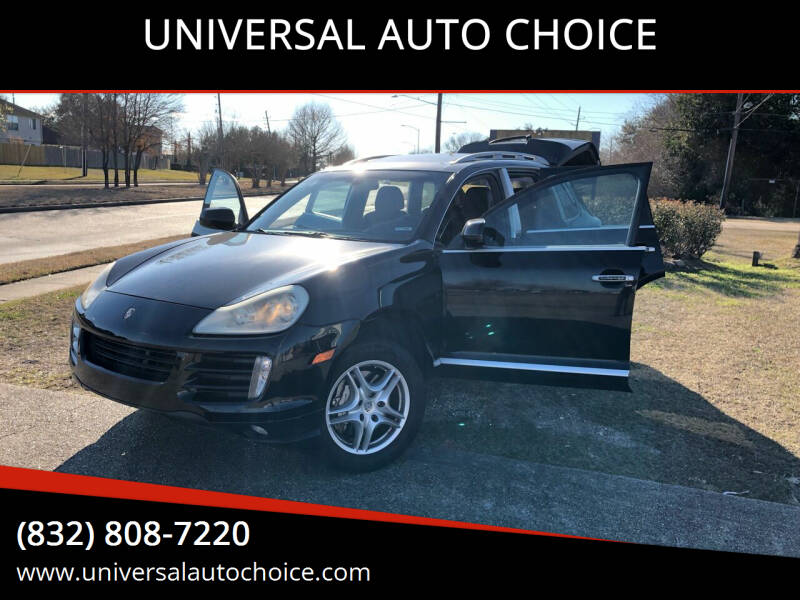 2009 Porsche Cayenne for sale at UNIVERSAL AUTO CHOICE in Houston TX