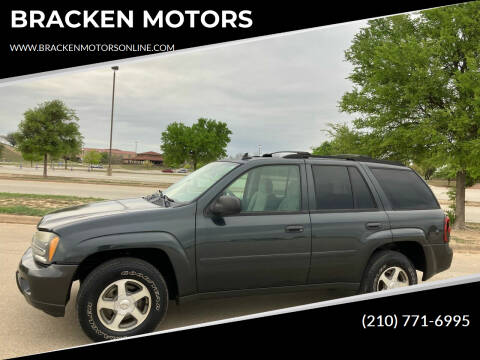 2006 Chevrolet TrailBlazer for sale at BRACKEN MOTORS in San Antonio TX