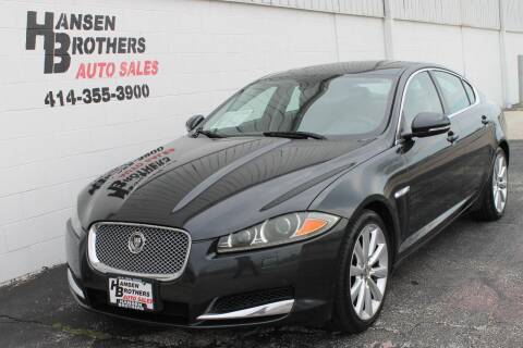 2013 Jaguar XF for sale at HANSEN BROTHERS AUTO SALES in Milwaukee WI