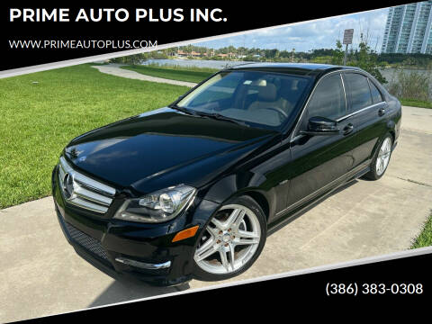 2012 Mercedes-Benz C-Class for sale at PRIME AUTO PLUS INC. in Daytona Beach FL