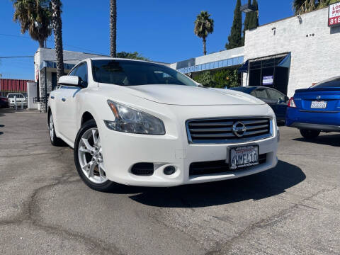 2012 Nissan Maxima for sale at Galaxy of Cars in North Hills CA
