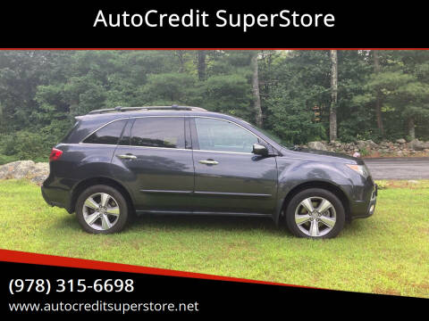 2013 Acura MDX for sale at AutoCredit SuperStore in Lowell MA