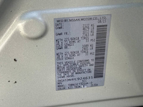 2015 Nissan Rogue SL