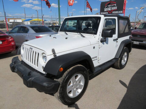 2017 Jeep Wrangler for sale at Moving Rides in El Paso TX