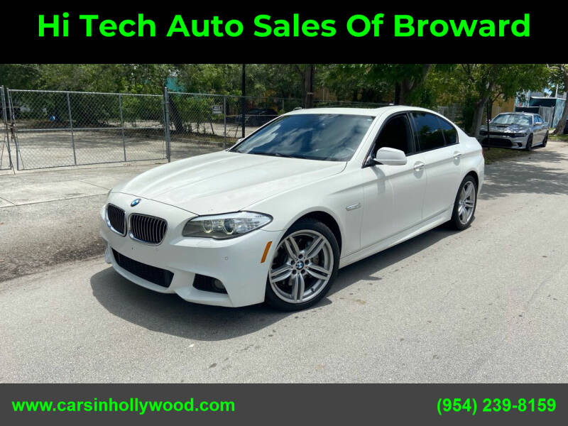 2012 BMW 5 Series for sale at Hi Tech Auto Sales Of Broward in Hollywood FL