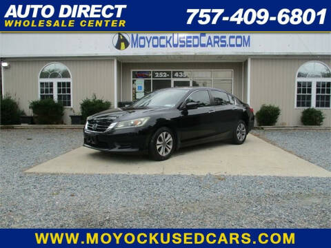 2015 Honda Accord for sale at Auto Direct Wholesale Center in Moyock NC