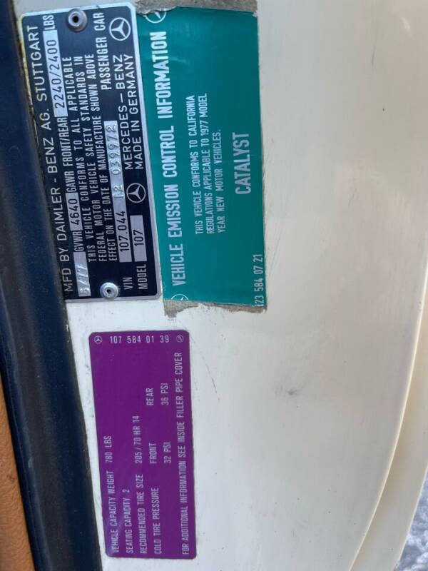 1977 Mercedes-Benz 450 SL