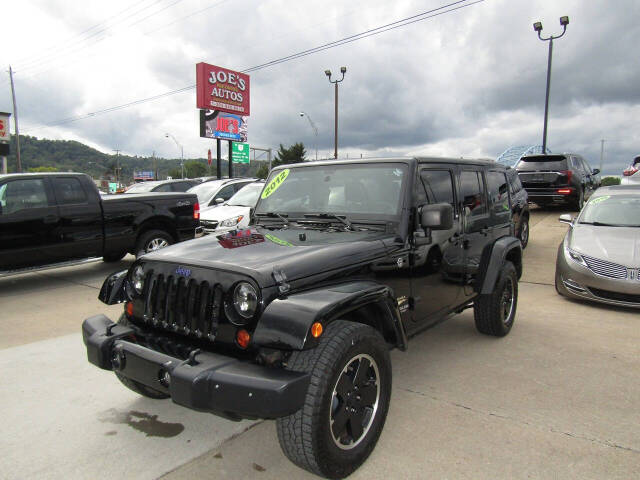 2012 Jeep Wrangler Unlimited for sale at Joe s Preowned Autos in Moundsville, WV