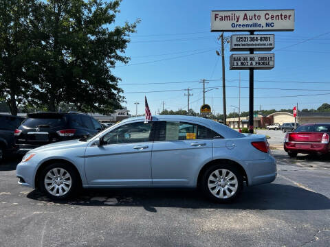 2013 Chrysler 200 for sale at FAMILY AUTO CENTER in Greenville NC