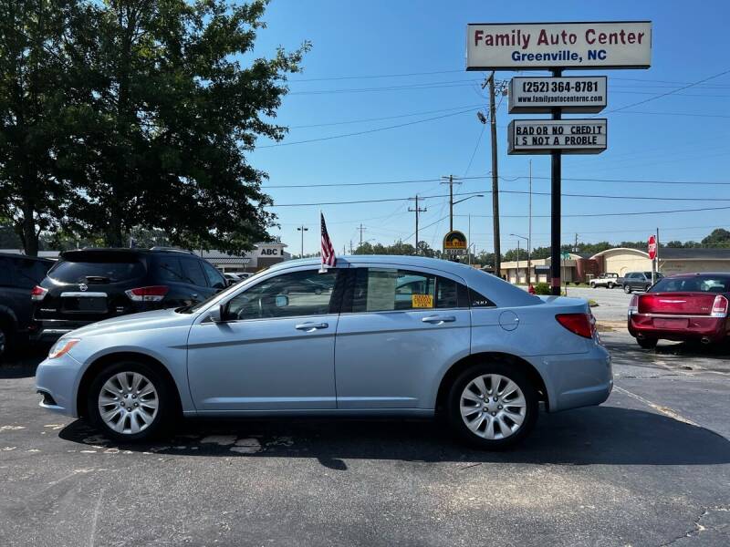 2013 Chrysler 200 for sale at FAMILY AUTO CENTER in Greenville NC