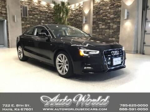2015 Audi A5 for sale at Auto World Used Cars in Hays KS