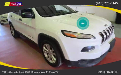 2015 Jeep Cherokee for sale at Escar Auto in El Paso TX