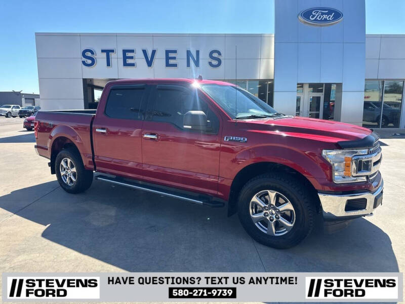 Used 2018 Ford F-150 XLT with VIN 1FTEW1EG7JKF56599 for sale in Enid, OK