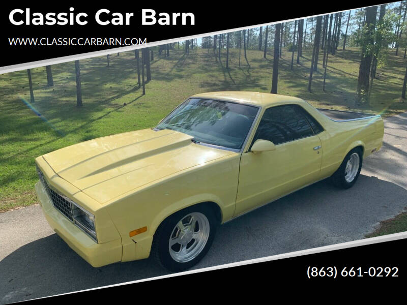 1986 GMC Caballero for sale at Classic Car Barn in Williston FL