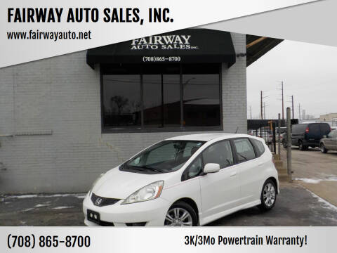 2010 Honda Fit for sale at FAIRWAY AUTO SALES, INC. in Melrose Park IL